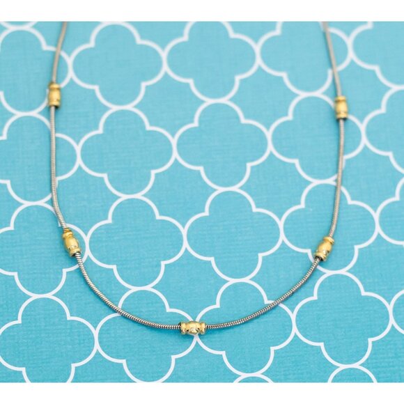 Vintage Dainty Golden Chain Necklace by Avon, 18 inches - R28 - Picture 1 of 3